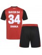 Otroški Nogometna dresi replika Bayer Leverkusen Granit Xhaka #34 Domači 2024-25 Kratek rokav (+ hlače)